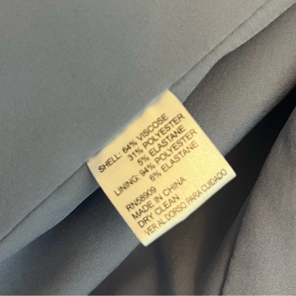 Antonio Melani Women's Light Blue Single Button Blazer Size 10 - Picture 7 of 7